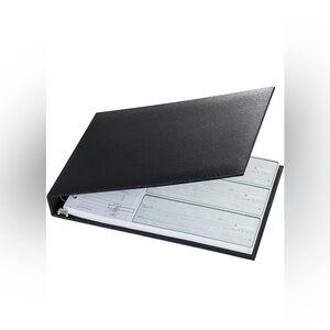 Executive 7 Ring Check Binder 500 check capacity for 9x13 sheets
